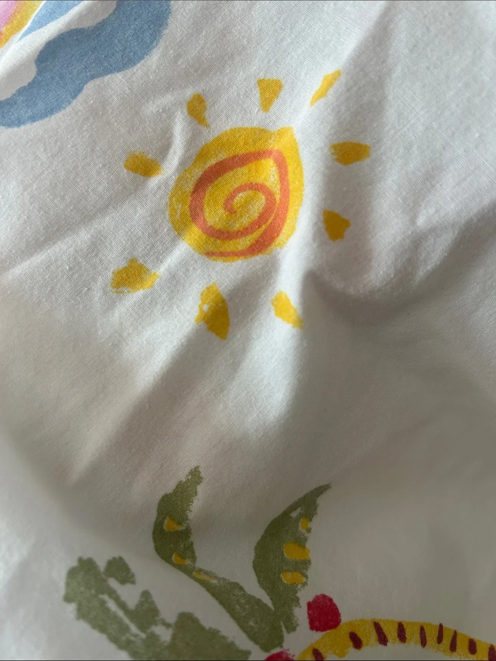 VTG Coastal Sailboat Fish Palm trees  Fitted Full Sheet only made in USA